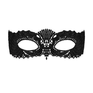 Obsessive Tempting mask Melns Poliesters