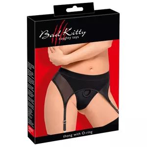 Bad Kitty Suspender Thong XL
