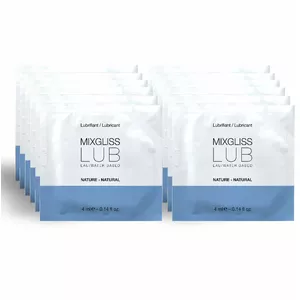 MIXGLISS WATER BASED NATURAL 12 PIECES 4 ML