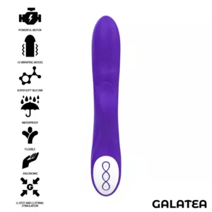 GALATEA GALO VIBRATOR LILAC COMPATIBLE WITH WATCHME WIRELESS TECHNOLOGY