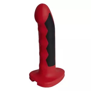 ElectraStim Silicone Fusion Komodo Electro Dildo Classic dildo Anal sex, Vaginal sex Black, Red 162 mm 3.6 cm